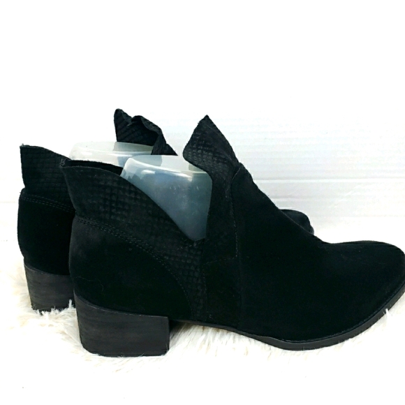 Seychelles “Score" Cut-out Booties Black Sz 7.5 - Picture 1 of 3